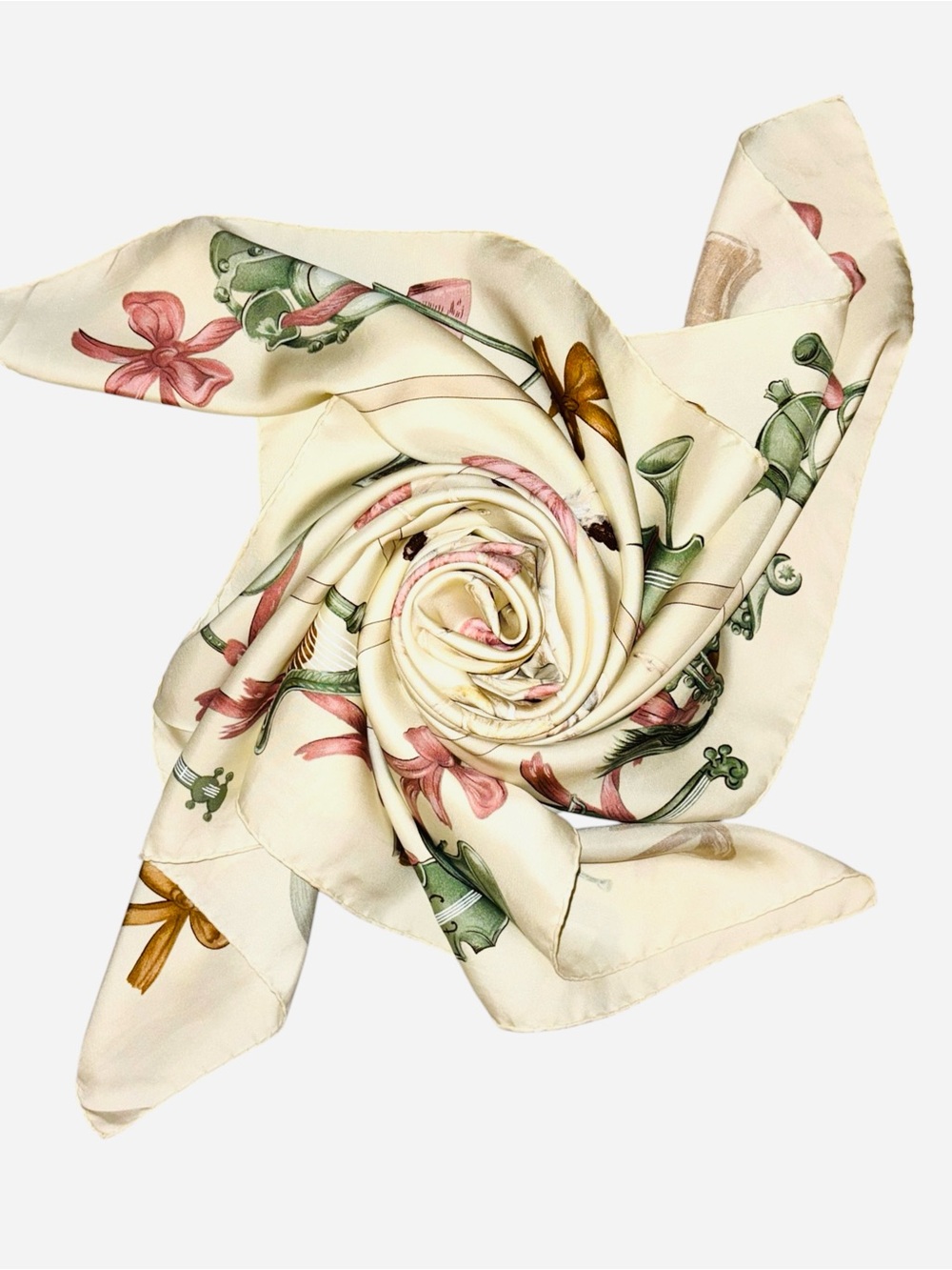 Vintage Hermès La Danse Silk Scarf 90 Ballet Ballerina Carré w/ Box - Picture 12 of 16